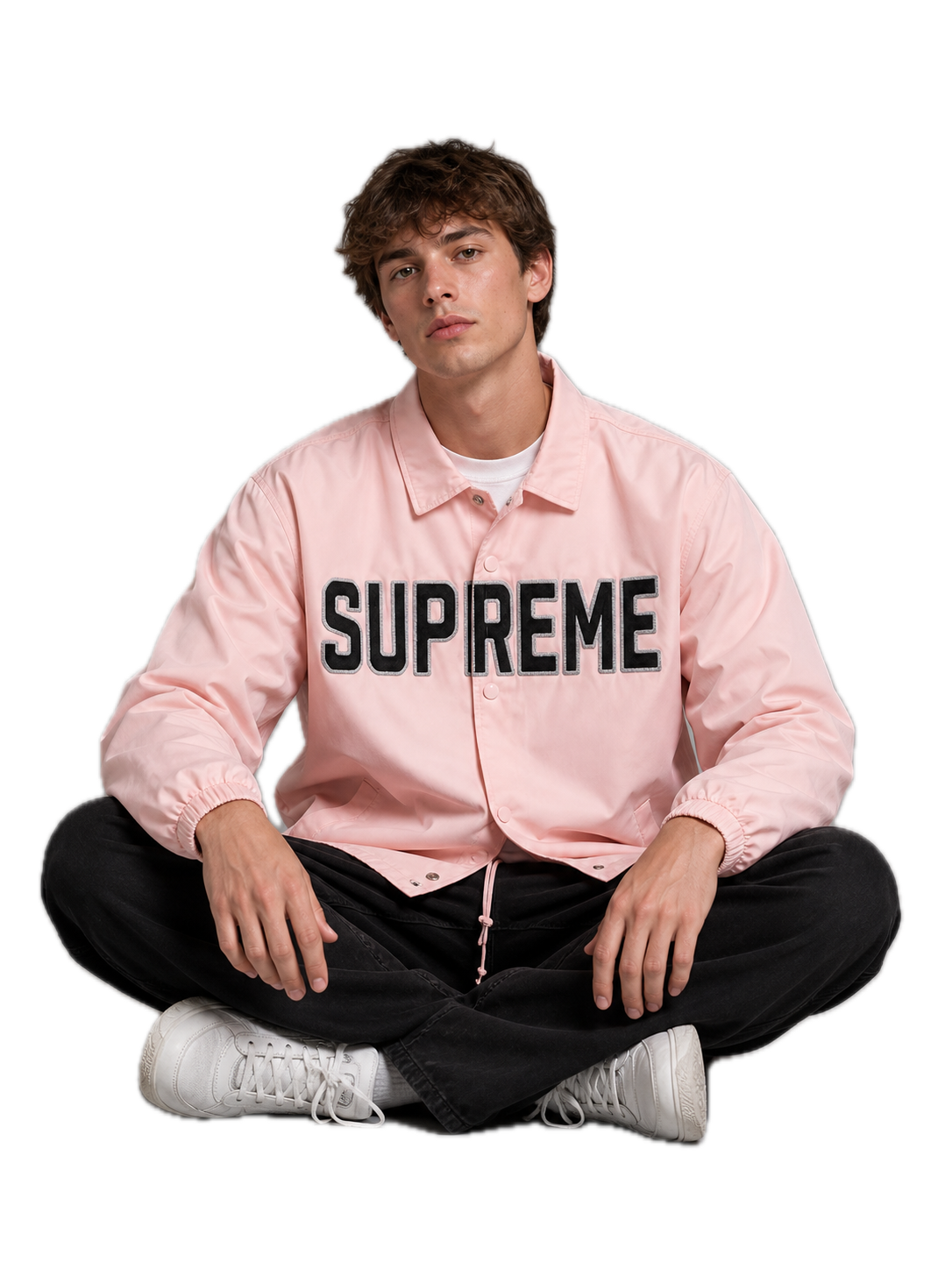 Supreme Spellout Coaches Jacket 'Pink' - Newkicksera.pl
