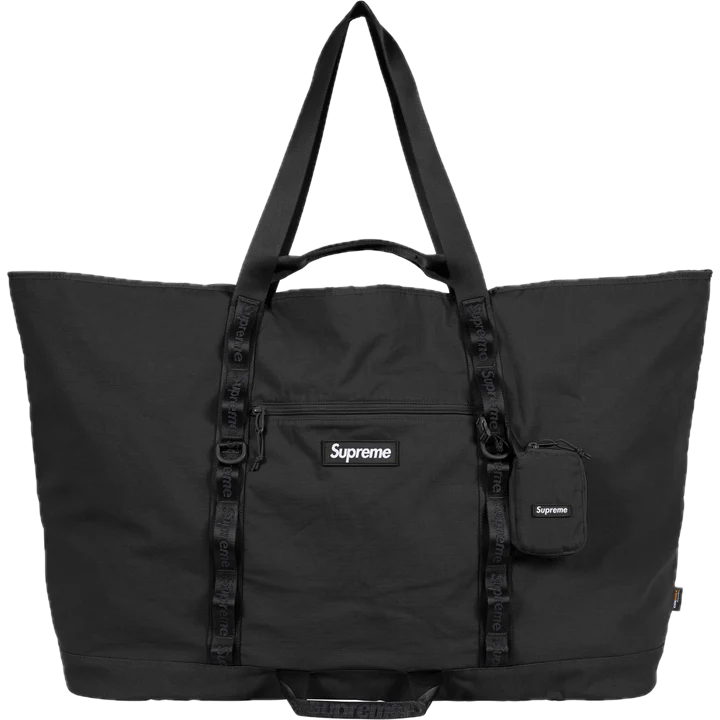 Supreme X-Large Tote Bag + Utility Pouch Black