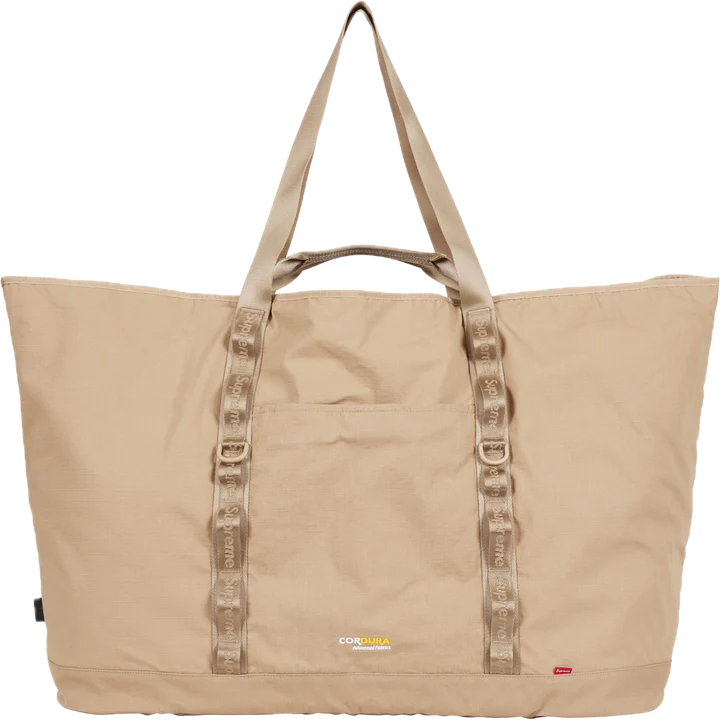 Supreme X-Large Tote Bag + Utility Pouch Tan 3