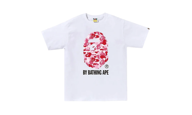 BAPE ABC Camo By Bathing Ape Tee White/Pink