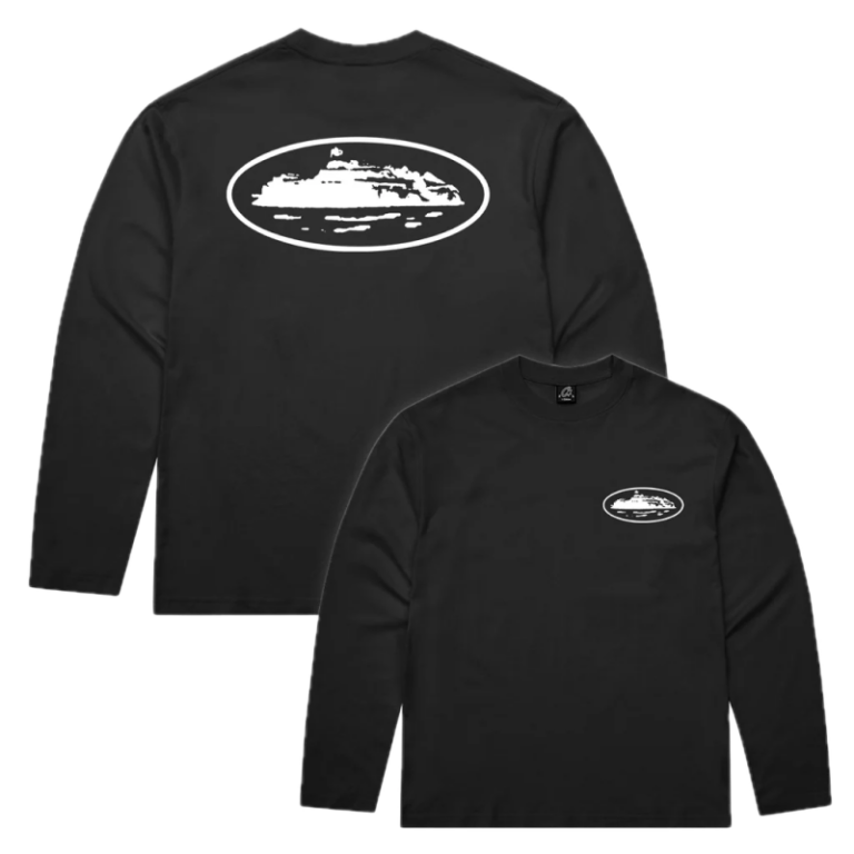 Corteiz OG Island Ls Tee Black