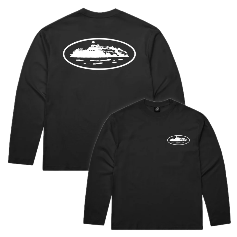 Corteiz OG Island Ls Tee Black
