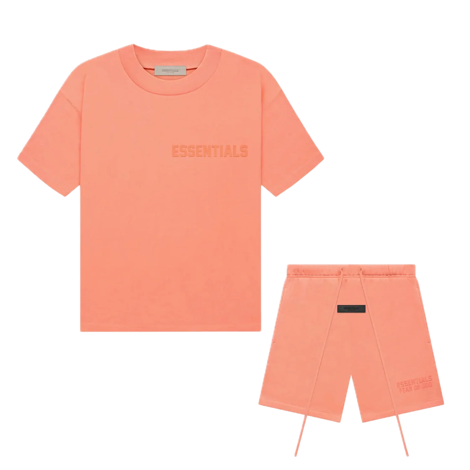 Fear of God Essentials Coral Summer Set Fear of God Essentials Coral Summer Set