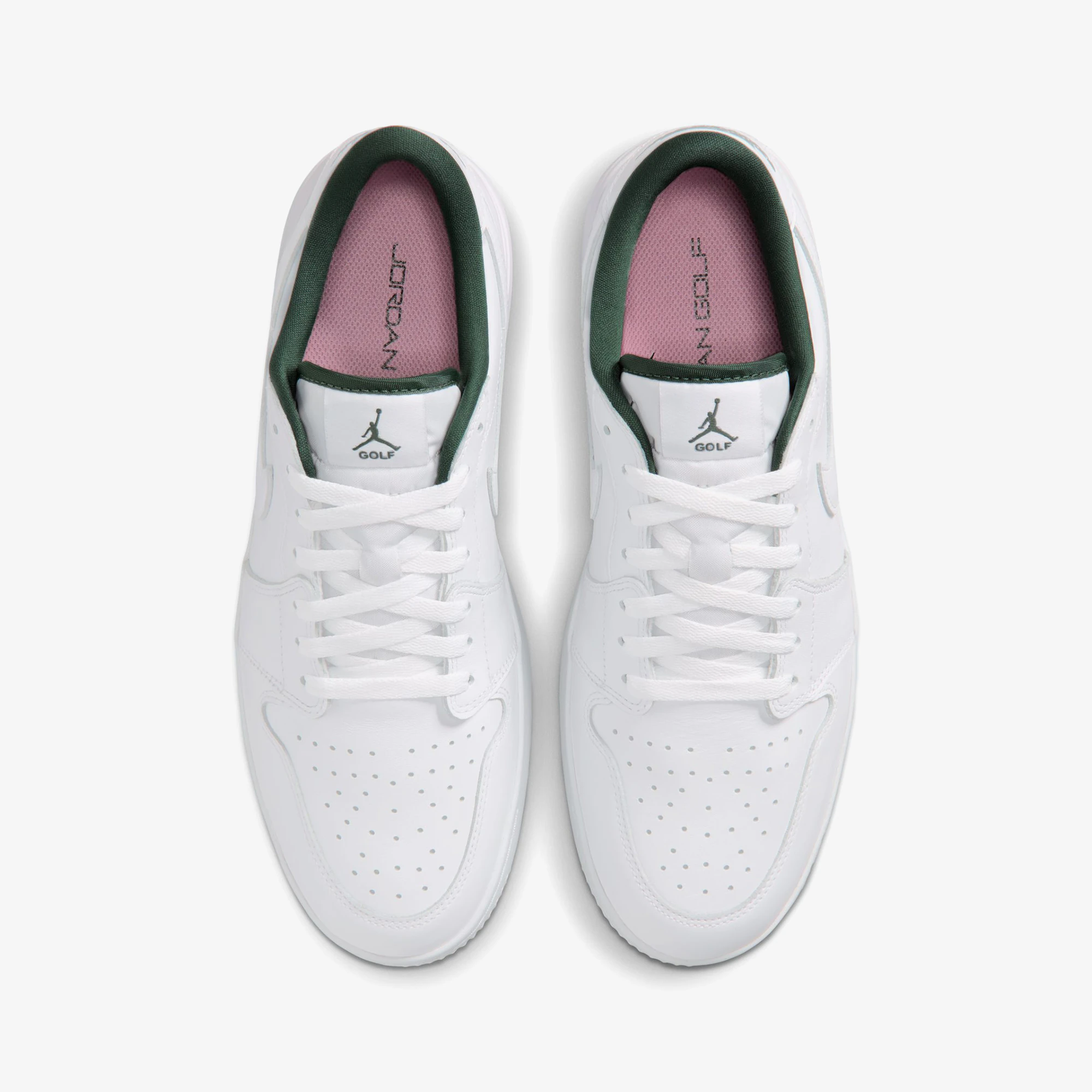 Jordan 1 Low Golf Spiked White Fir Elemental Pink 3