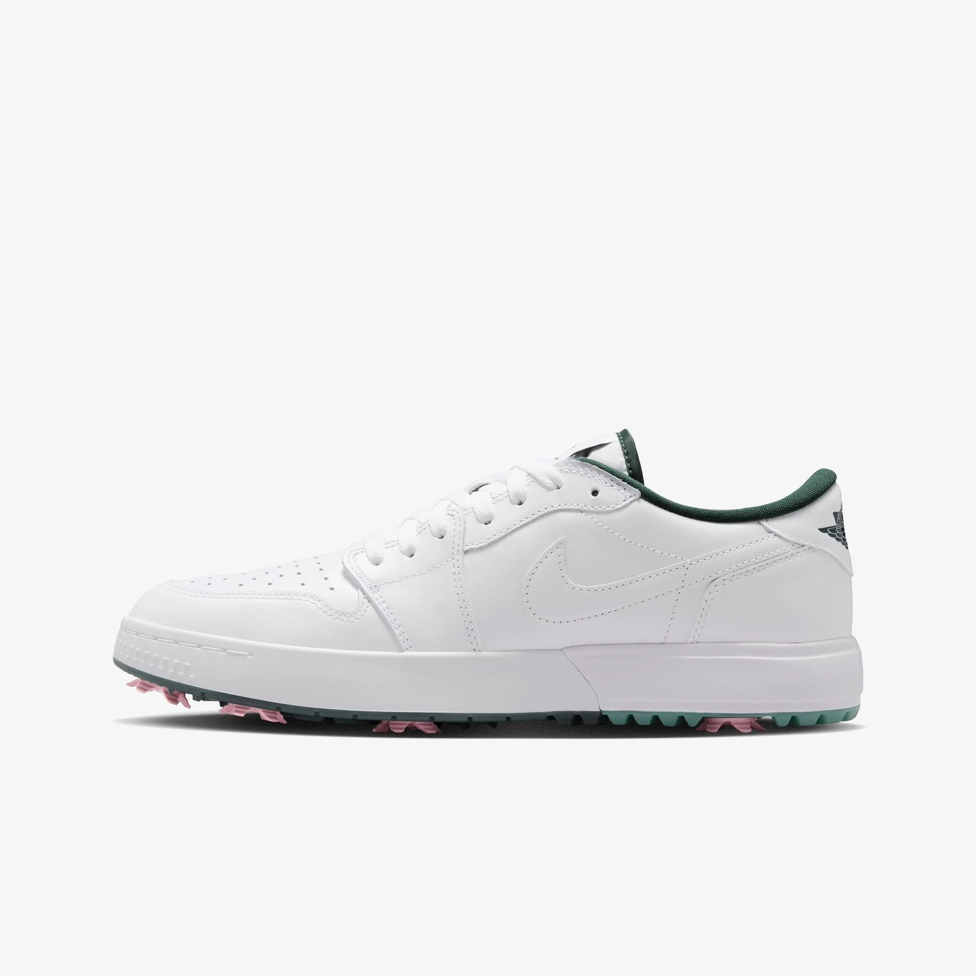 Jordan 1 Low Golf Spiked White Fir Elemental Pink 7