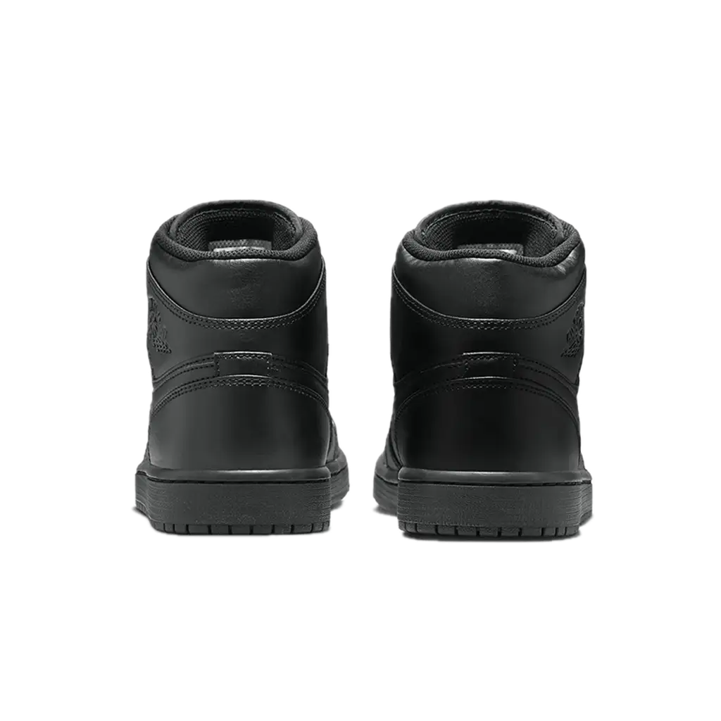 Jordan 1 Mid Triple Black 4