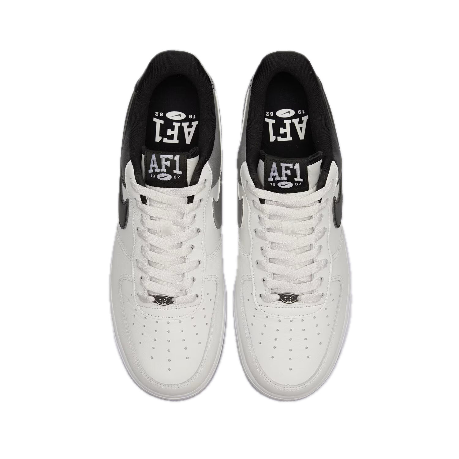 Nike Air Force 1 Low '07 LV8 White Black Metallic Silver 3
