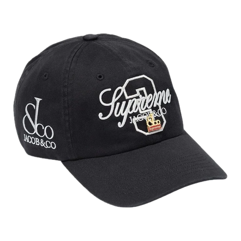 Supreme La Martina 6-Panel Black