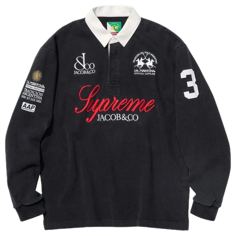 Supreme La Martina Rugby Black