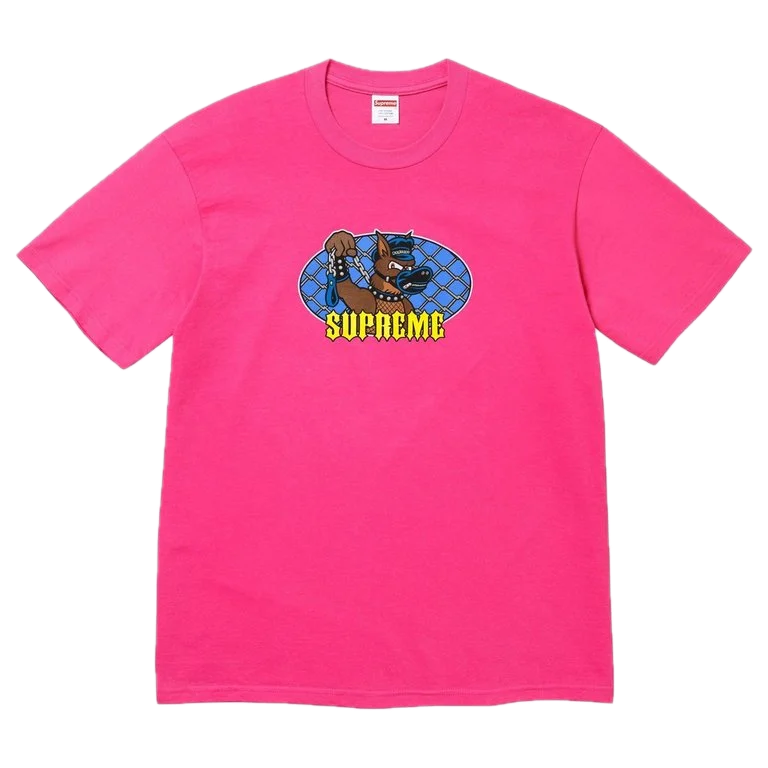 Supreme Leash Tee Fuchsia