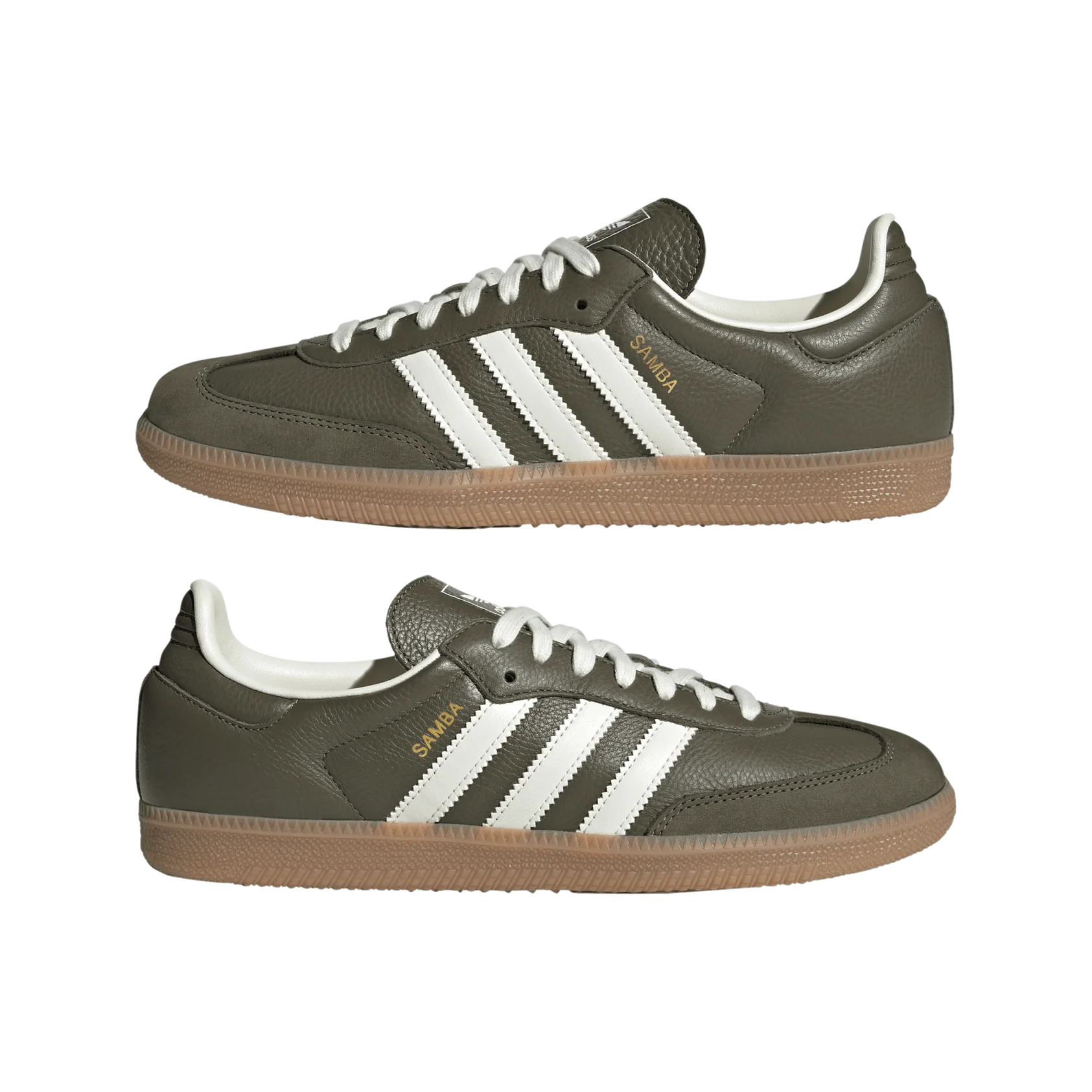 adidas Samba OG Medium Raw Khaki Gum 1