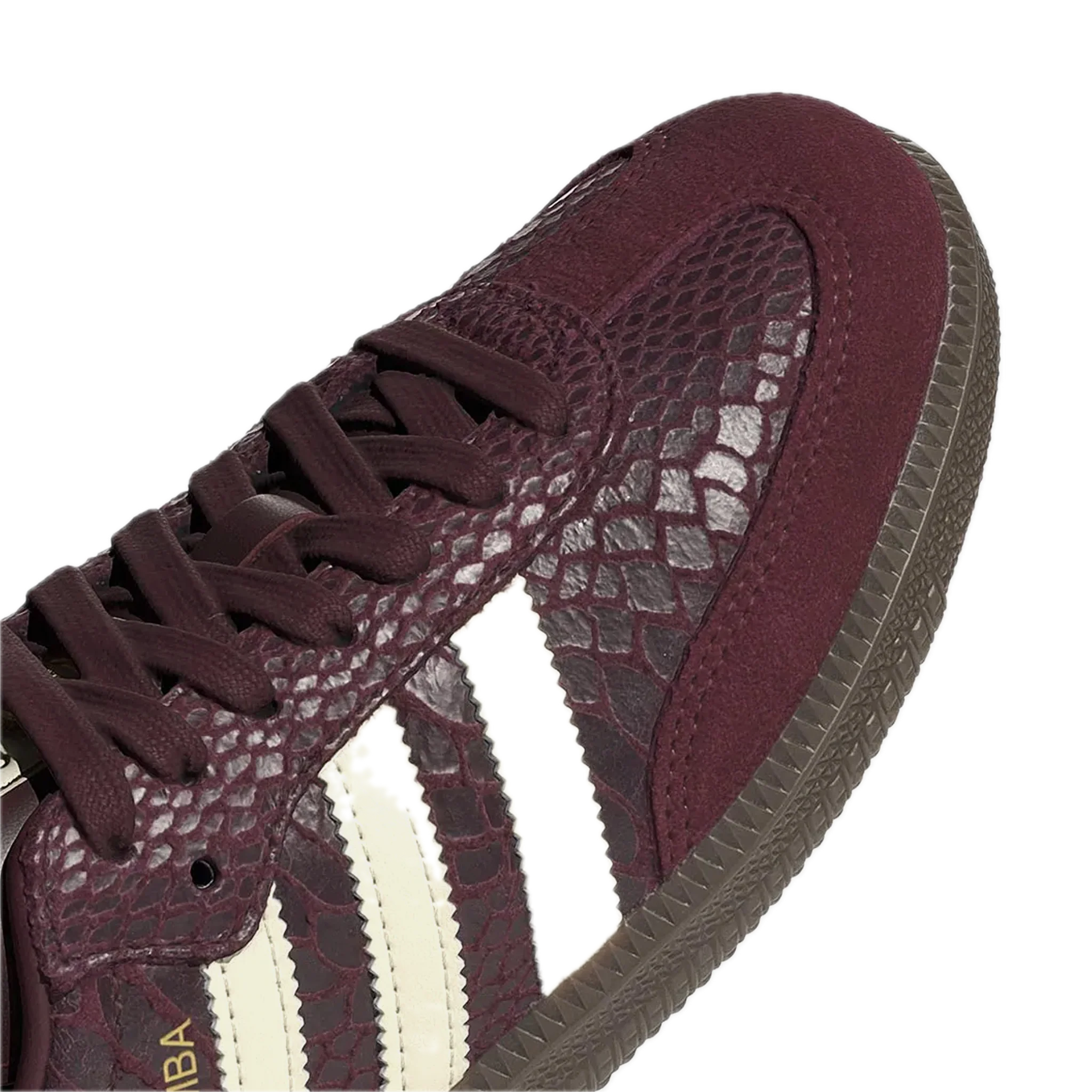 adidas Samba OG Snakeskin Maroon Cream White (Women's) 2