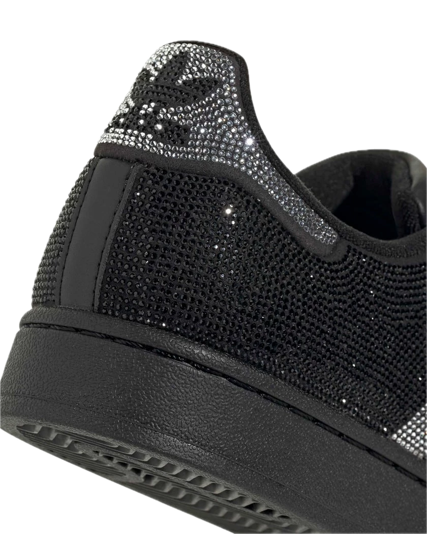 adidas Superstar II Rhinestone Black Silver (Women's) 2