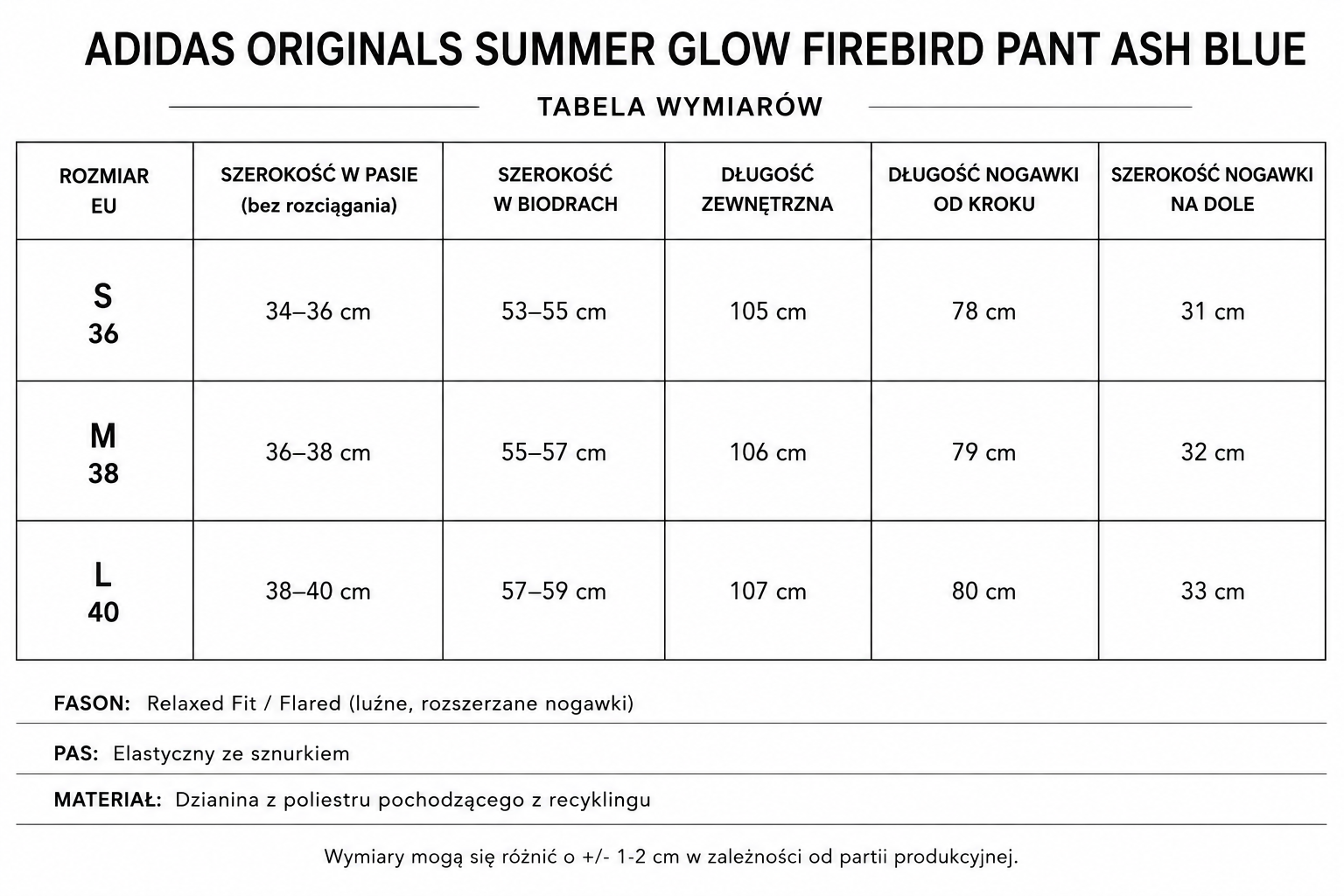 Adidas Originals Summer Glow Firebird Pant Ash Blue 5