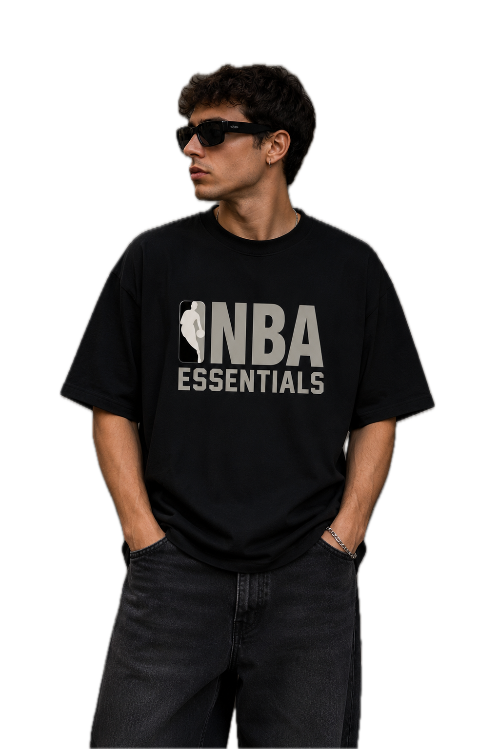 Fear of God Essentials NBA T-Shirt Black (SS25) 2
