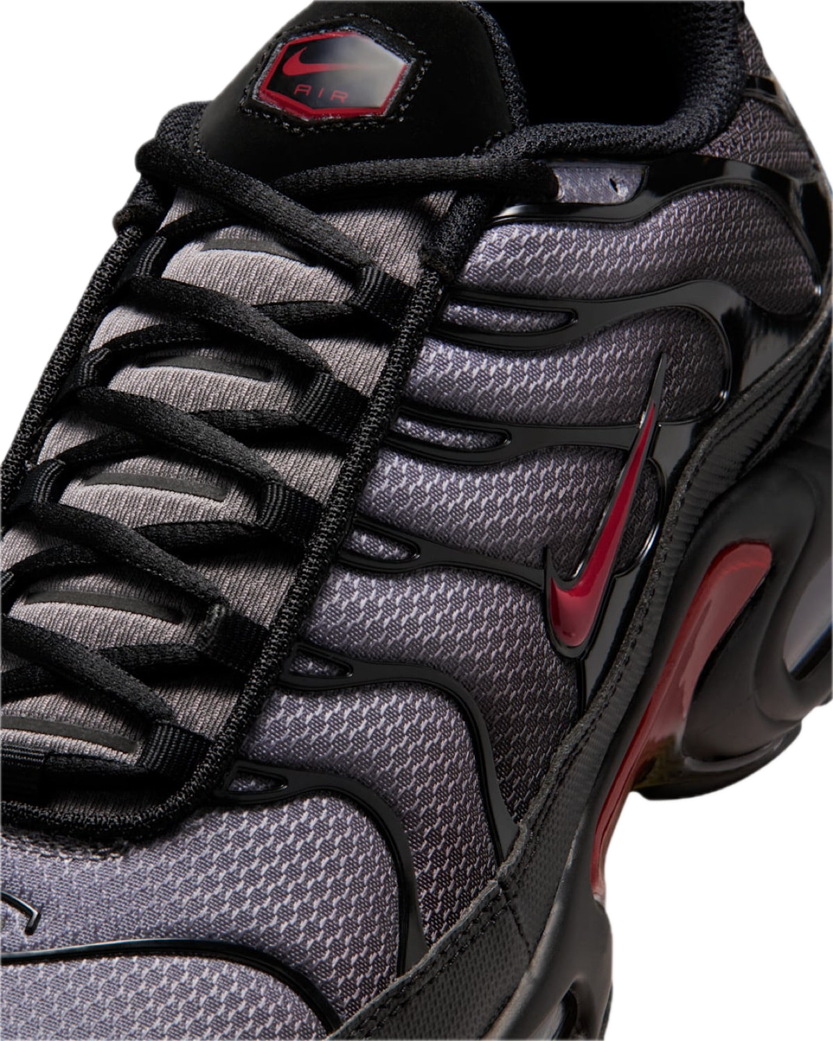 Nike Air Max Plus Black Pencil Point Team Crimson 8