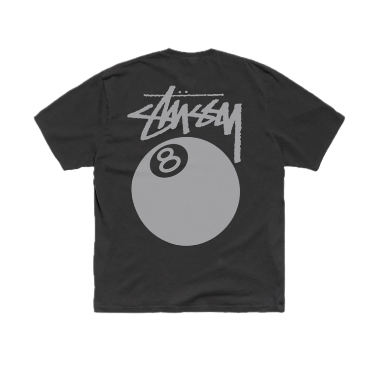 Koszulka Stussy 8 Ball Pigment Dyed Faded Black