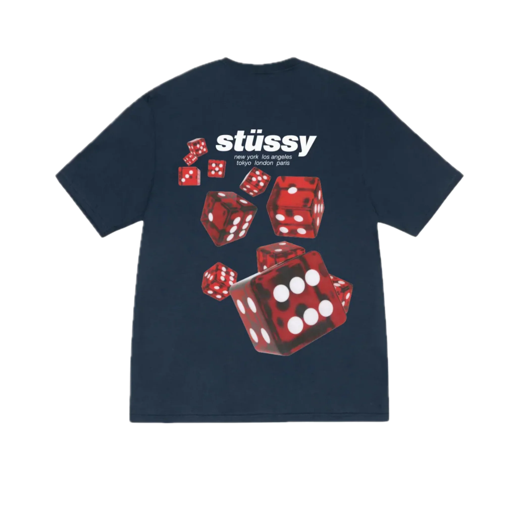 Koszulka Stussy Rollers Tee Navy Koszulka Stussy Rollers Tee Navy