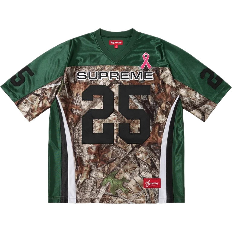 Supreme Breast Cancer Awareness Football Jersey Green