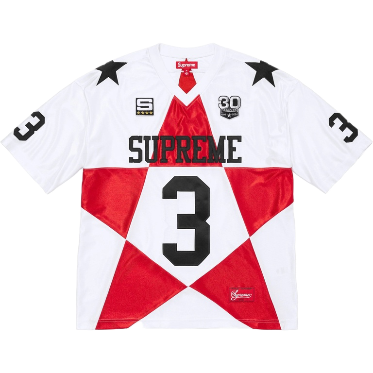Supreme Star Football Jersey White