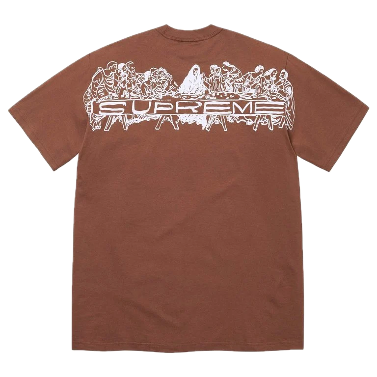 Supreme Supper Tee Brown