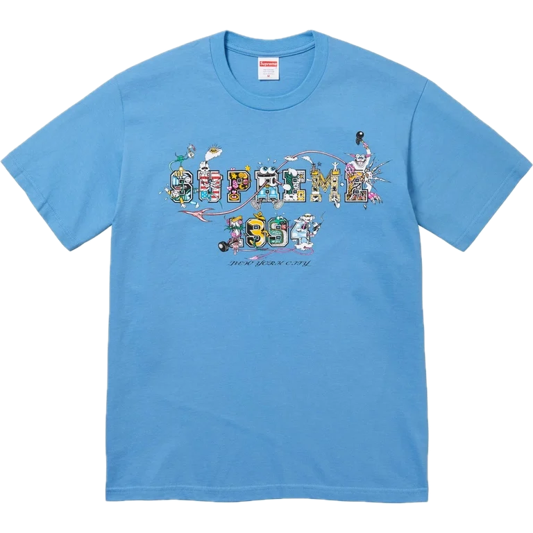 Supreme Varsity Tee Bright Blue Supreme Varsity Tee Bright Blue