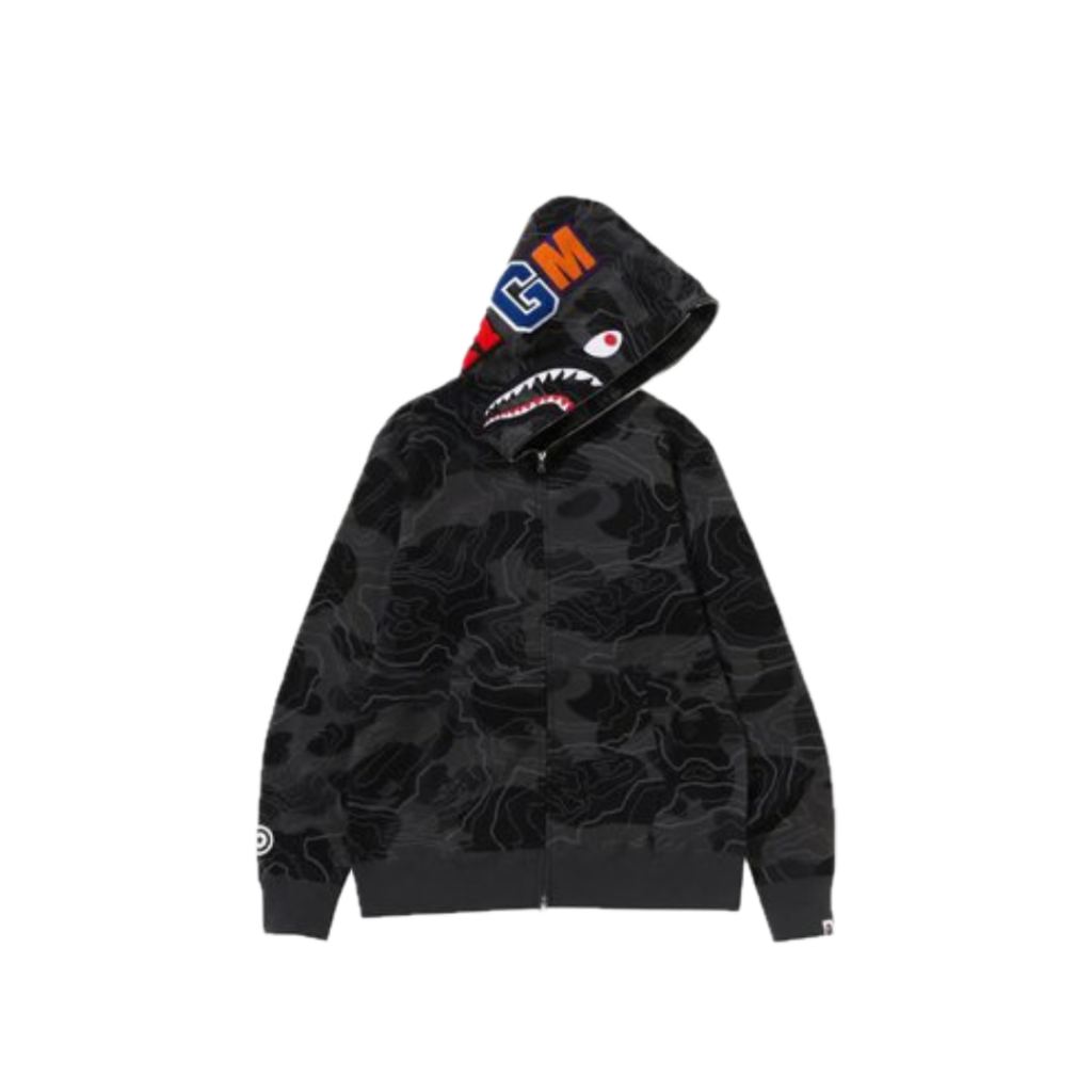 A Bathing Ape 30th Anniversary Line Camo Shark Full Zip Hoodie A Bathing Ape 30th Anniversary Line Camo Shark Full Zip Hoodie