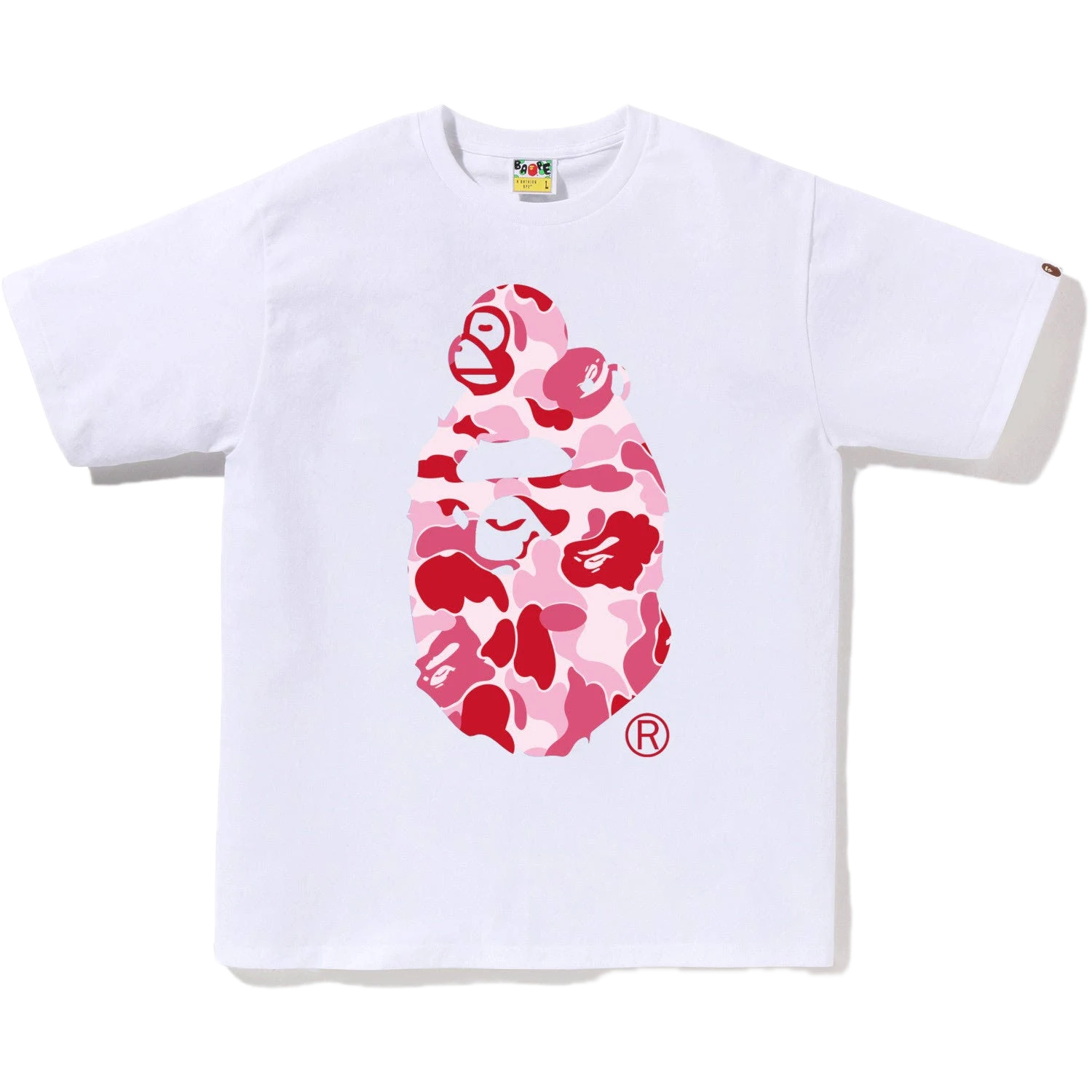 Bape ABC Camo Milo on Big Ape White Pink Bape ABC Camo Milo on Big Ape White Pink