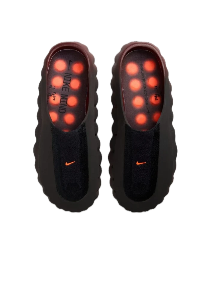 Nike Mind 001 Flyknit Slide Bronze Eclipse Total Orange 4