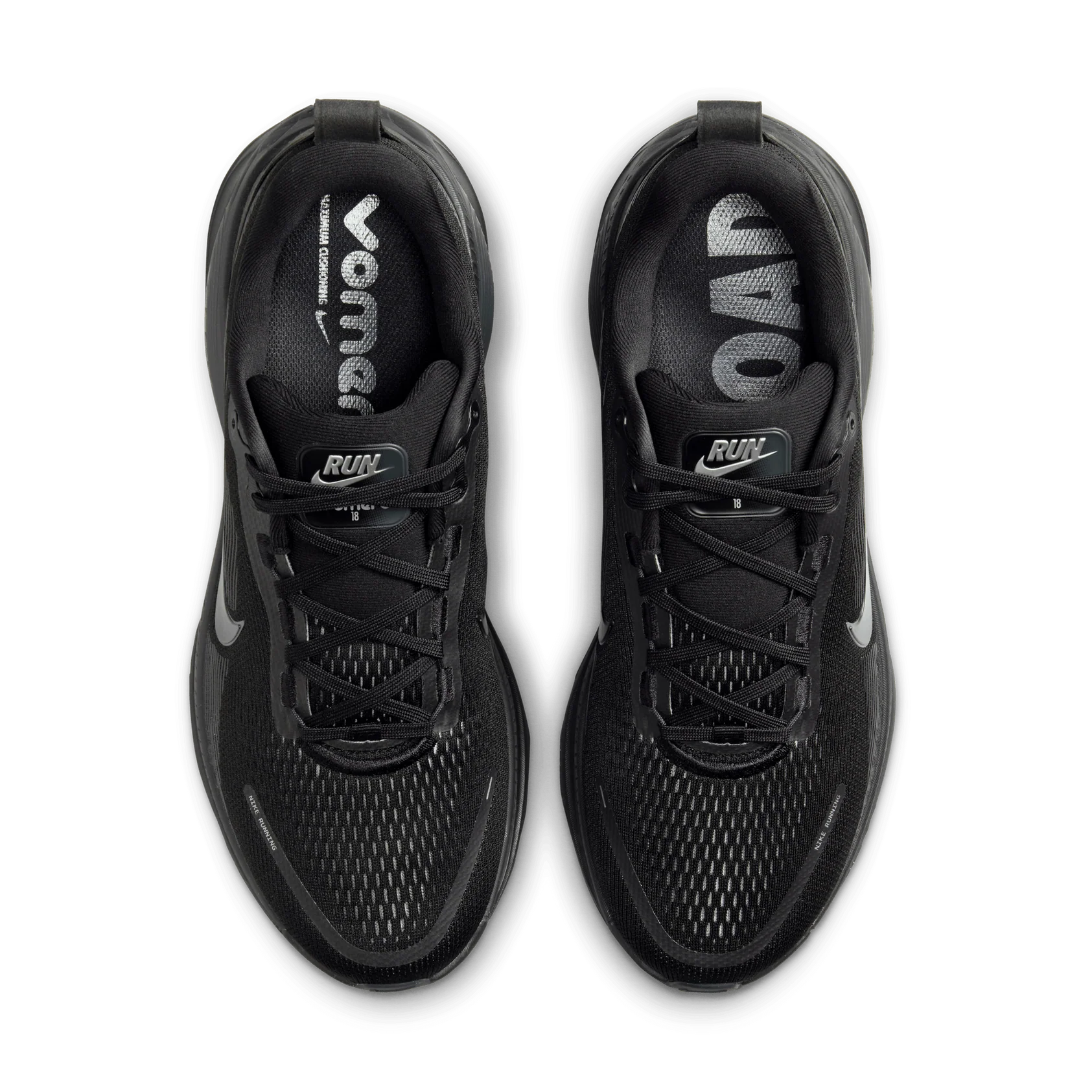Nike Vomero 18 Black Dark Smoke Grey Light Smoke Grey 2
