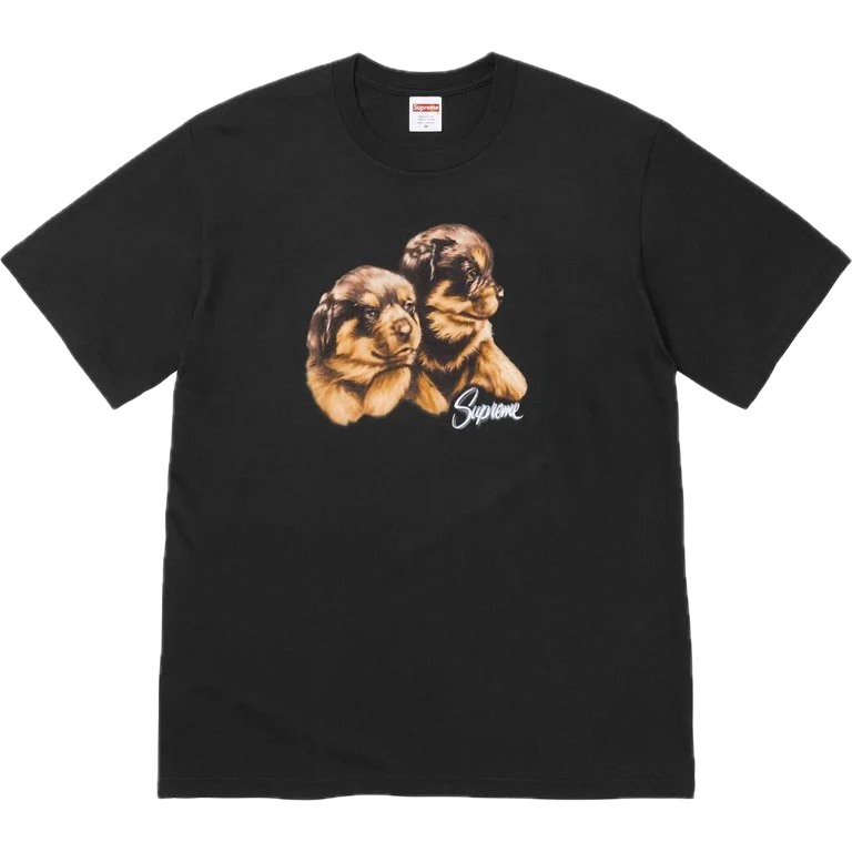 Supreme Puppies Tee Black
