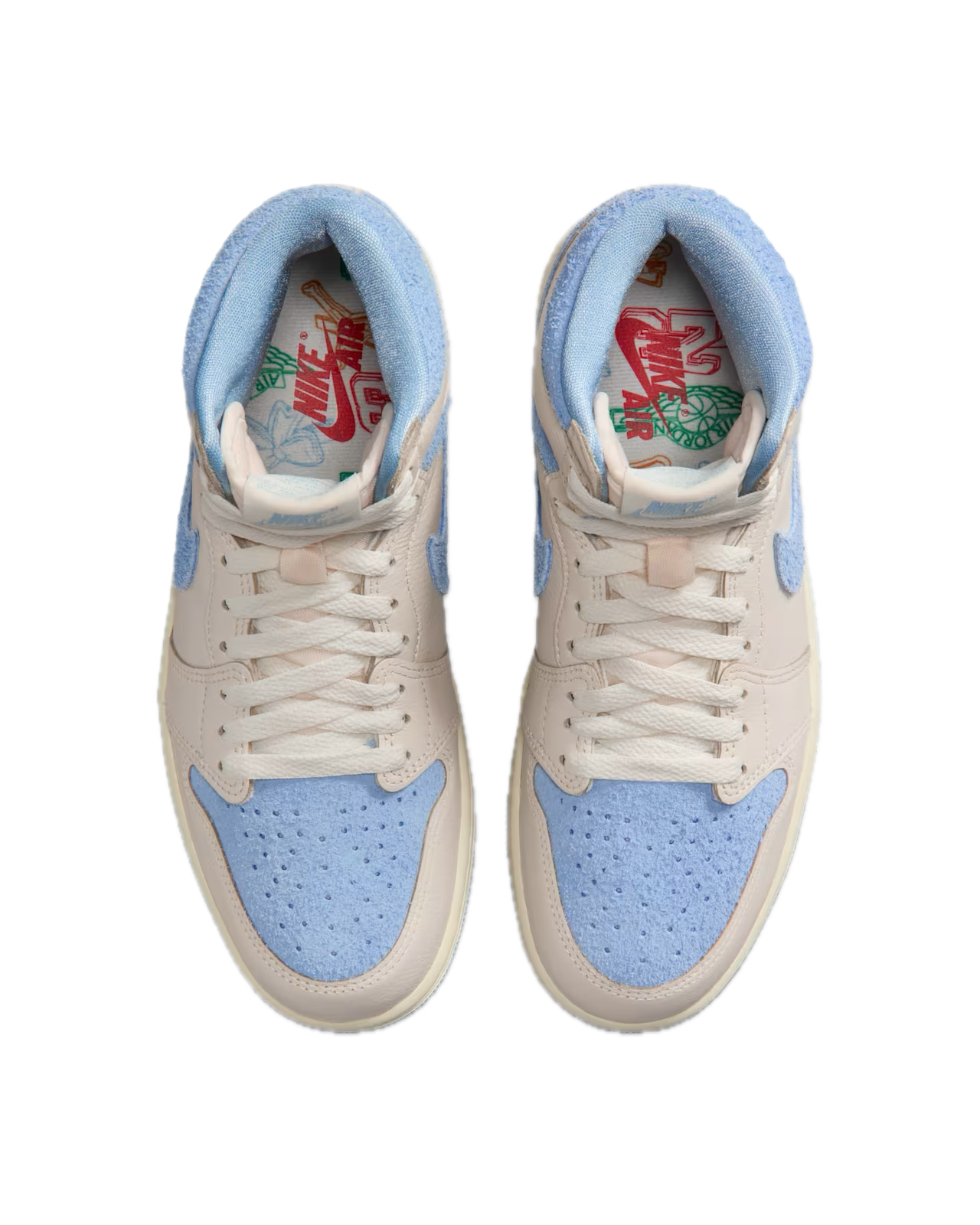 Jordan 1 Retro High OG Pale Ivory Psychic Blue (Women's) 3