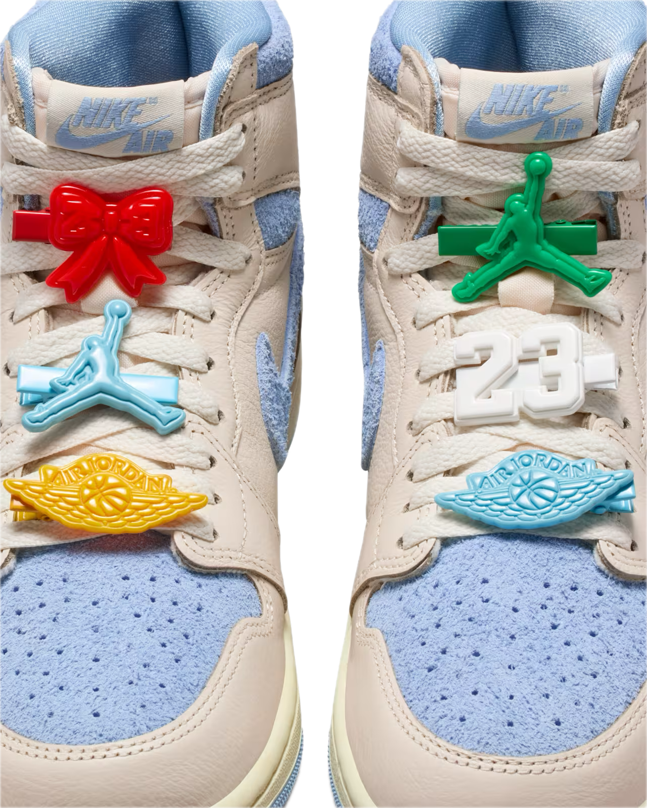 Jordan 1 Retro High OG Pale Ivory Psychic Blue (Women's) 7