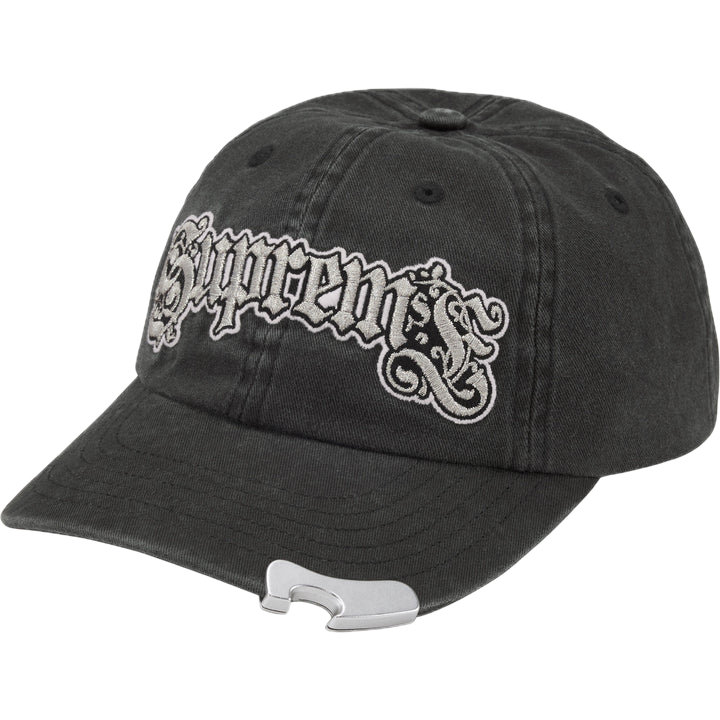 Supreme Bottle Opener 6-Panel Black