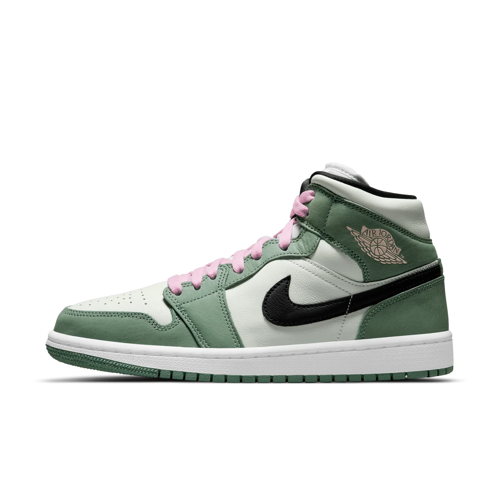 Jordan 1 Mid Dutch Green (Women's) 4