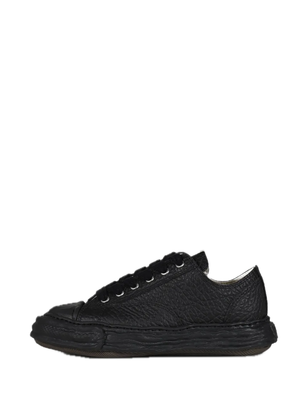 Maison Mihara Yasuhiro Peterson 23 OG Sole Monster Leather Low Triple Black 1