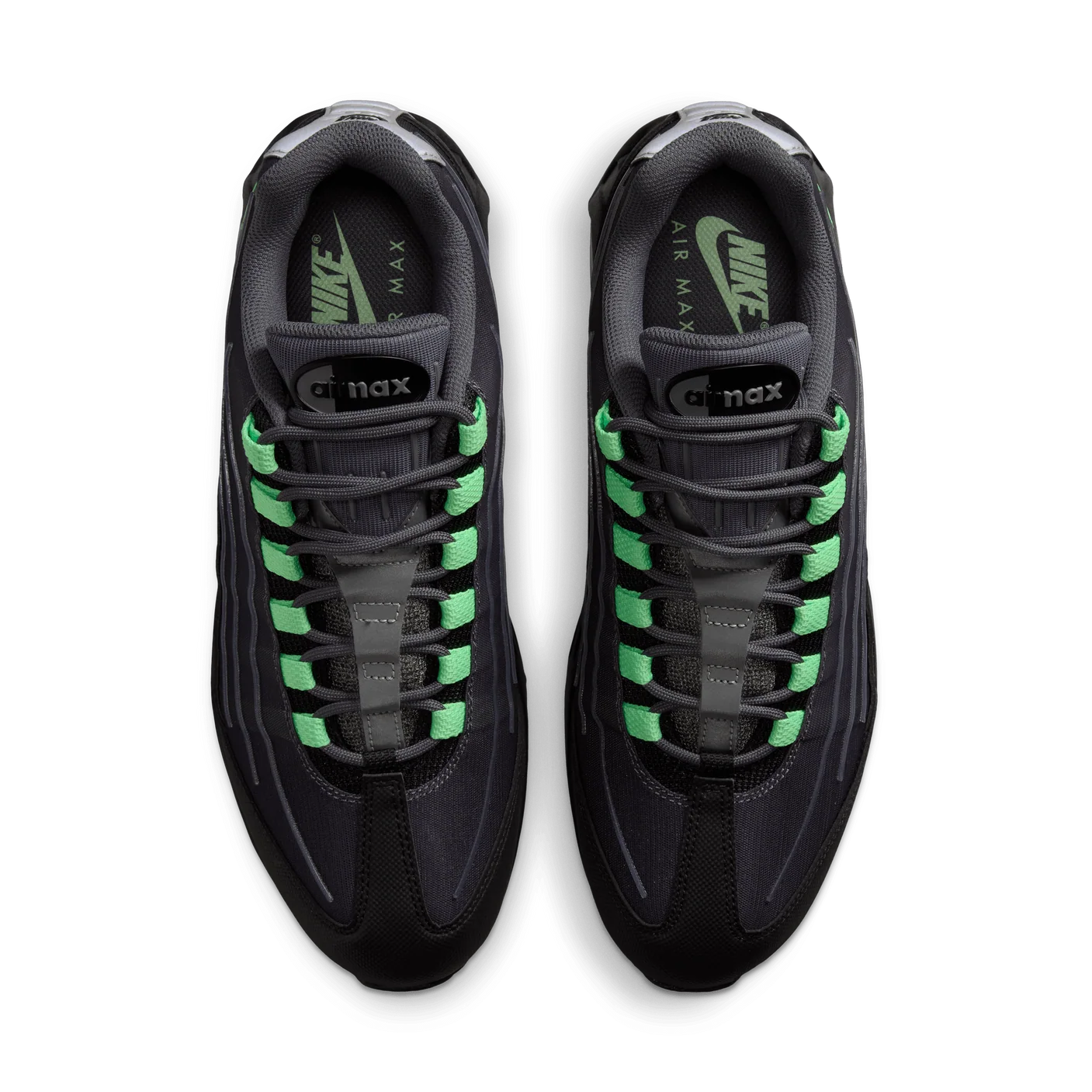 Nike Air Max 95 Big Bubble Iron Grey Illusion Green 2