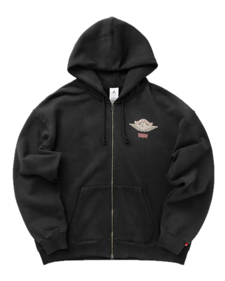 Nike Jordan x Levi’s Full Zip Hoodie Black Nike Jordan x Levi’s Full Zip Hoodie Black