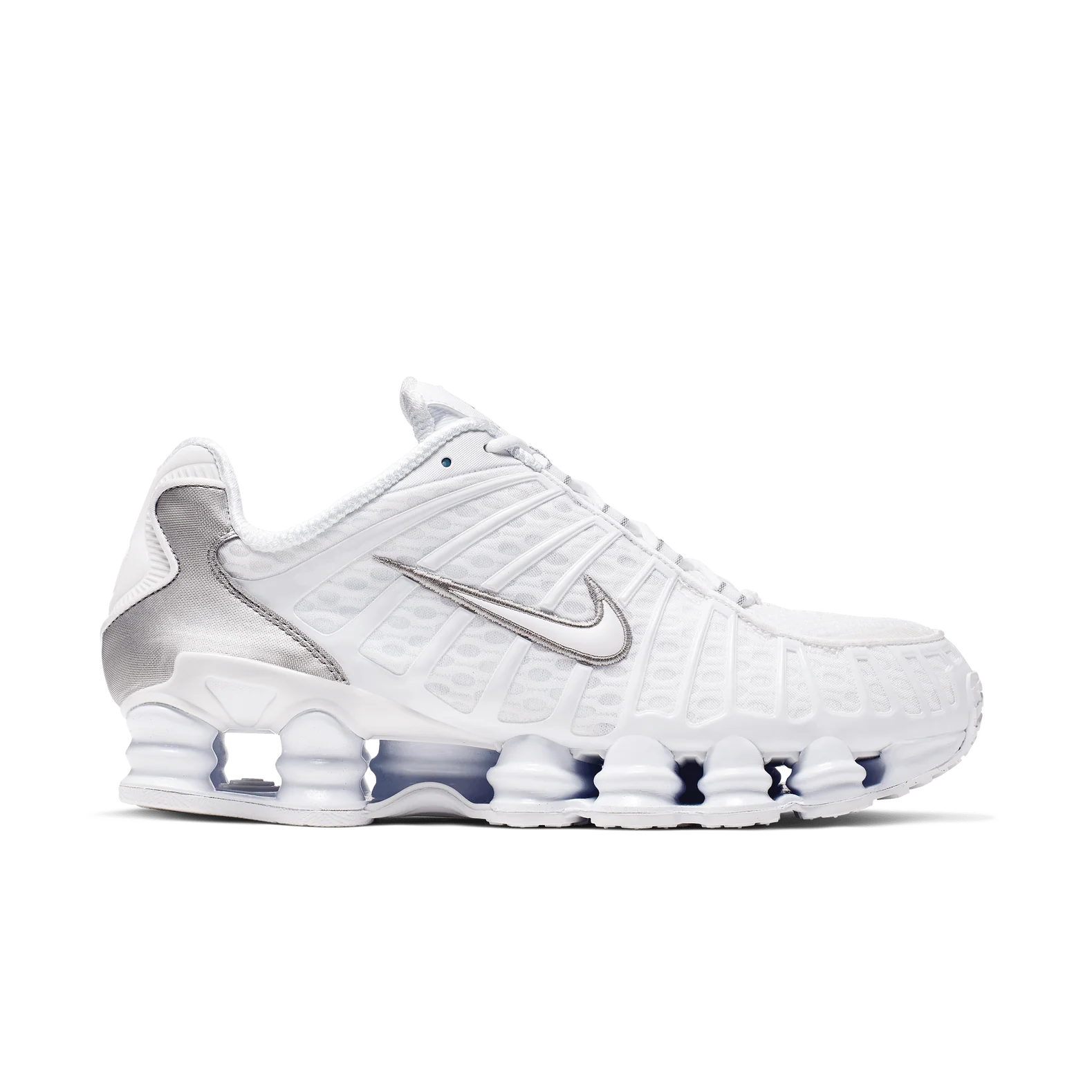 Nike Shox TL White Metallic Silver 1