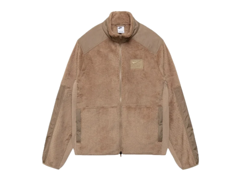 Stussy x Nike Full Zip Fleece Pine Nut