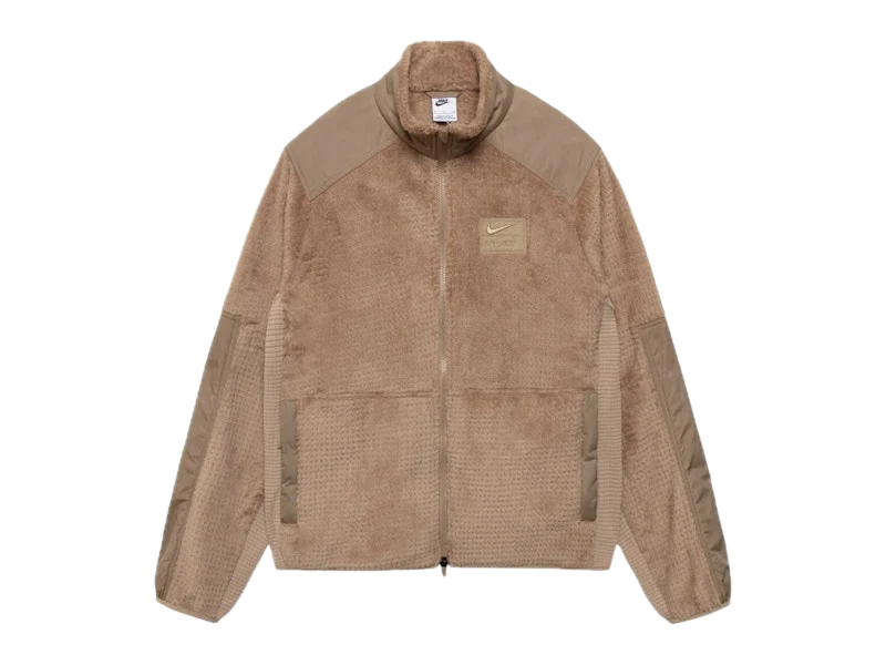 Stussy x Nike Full Zip Fleece Pine Nut